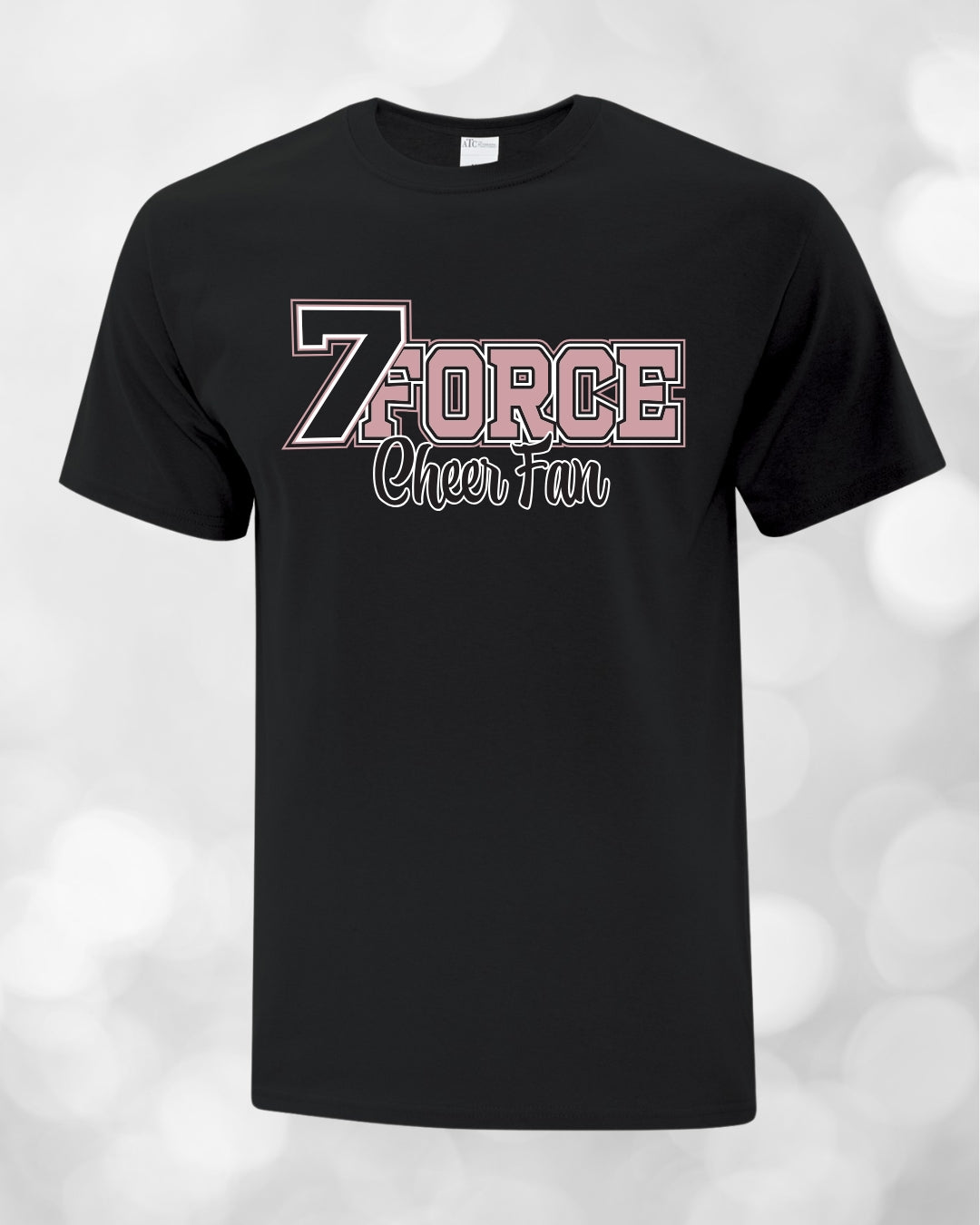 7FORCE - Chandail à manche courte version imprimé CHEERMOM/DAD/FAN