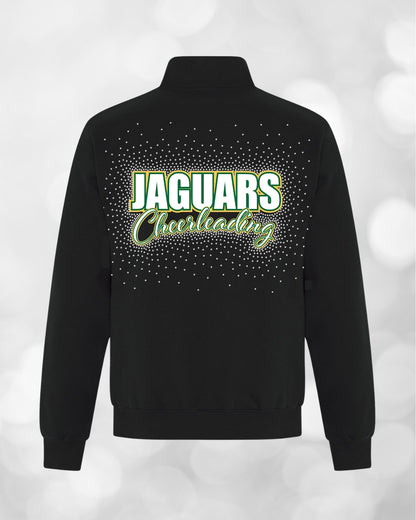 1/4 Zip Cheerleading avec rhinestones