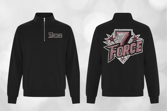 7FORCE - 1/4 zip version rhinestones