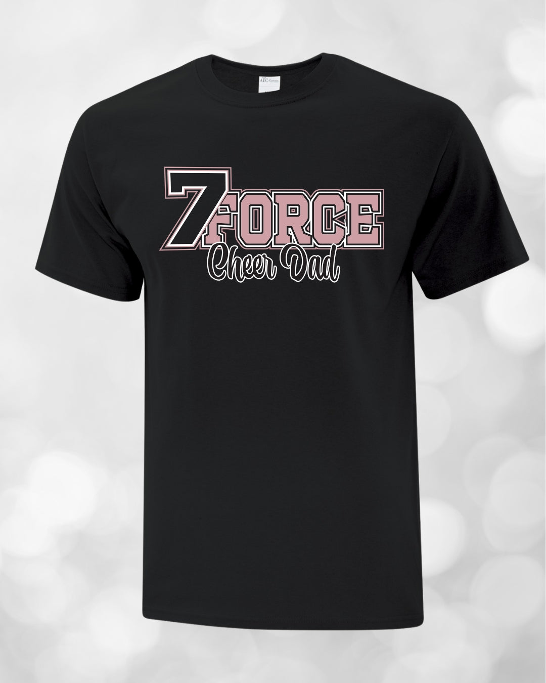 7FORCE - Chandail à manche courte version imprimé CHEERMOM/DAD/FAN